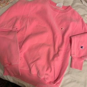 champion neon pink sweatshirt! worn once